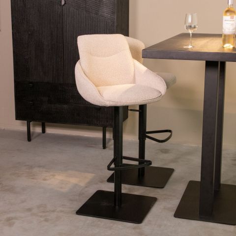 Barkruk Beauty 52x58,5x88,5-113 cm