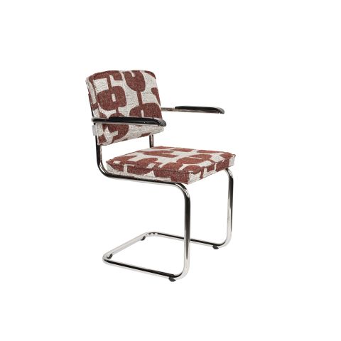 Armchair Ridge Deco Symbols Red