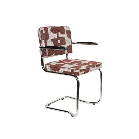 Armchair Ridge Kink Deco Symbols Red