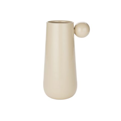 Vase Dot L Beige