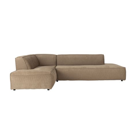 Sofa Fat Freddy Rib Left Caramel