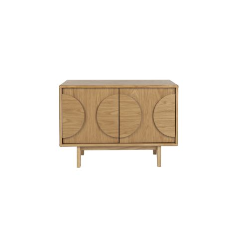 Sideboard Groove 2 Doors Natural Oak