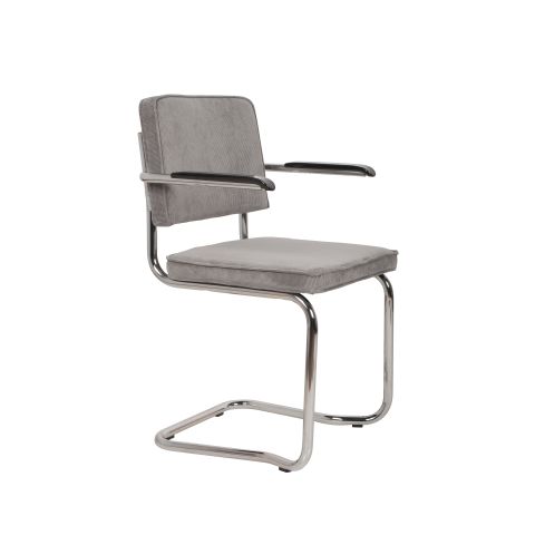 Armchair Ridge Kink Rib Cool Grey 32a