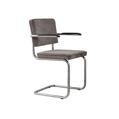Armchair Ridge Rib Grey 6a